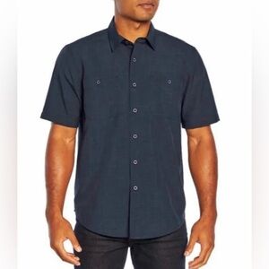 Men's Orvis Short Sleeve Button Up Tech Shirt 
Size XXL